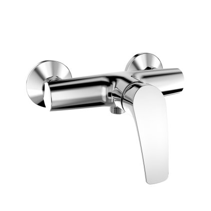 Mereo, Sprchová nástenná batéria, Eve, bez príslušenstva, 150 mm, chróm, MER-CBV60103