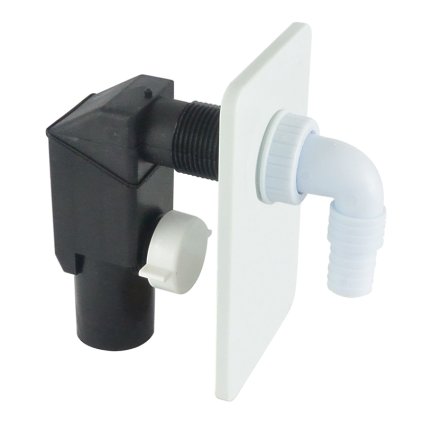 Mereo, Sifón práčkový podomietkový ø 40/50 mm, biely, plast, MER-PR7010C