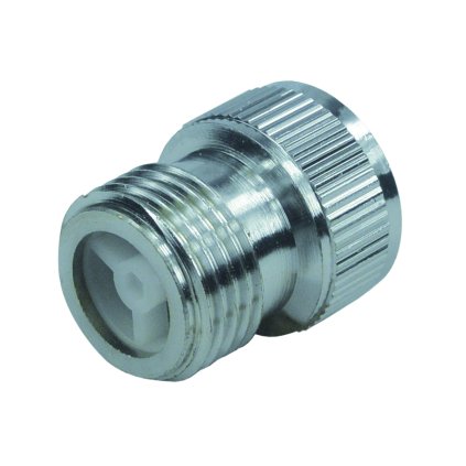 Mereo, Prechodka chrómovaná 1/2"x1/2" so spätnou klapkou, MER-CB467E