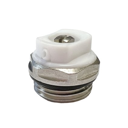 Mereo, Zátka odvzdušňovací s "O" krúžkom, kov/plast, 1/2 ", MER-CR187