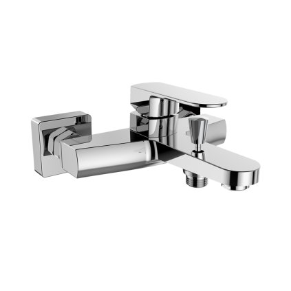 Mereo, Vaňová nástenná batéria, Mada, 150 mm, bez príslušenstva, chróm, MER-CBQ90103M