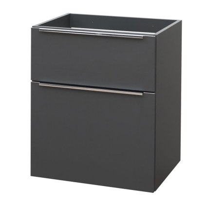 Mereo, Mailo, kúpeľňová skrinka 61 cm, chrómové madlo, MER-CN530S