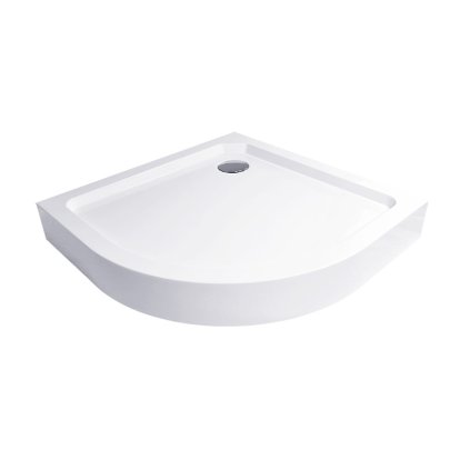 Mereo, Sprchová vanička R550, SMC, biela, vrátane nožičiek a sifónu ø 90 mm, MER-CV01H
