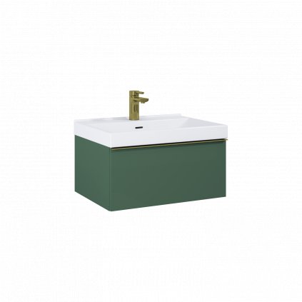 Elita Look, umývadlová skrinka 60x45x28 cm 1S PDW, zelená matná, ELT-168558