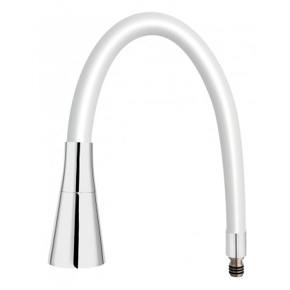 Novaservis, Elastické rameno k baterii 70720, biela-chróm, RAM70720-0B