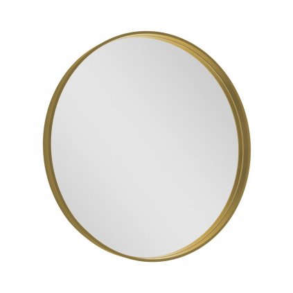 Sapho, NOTION guľaté zrkadlo v ráme, ø 60cm, zlatá matná, NT600G