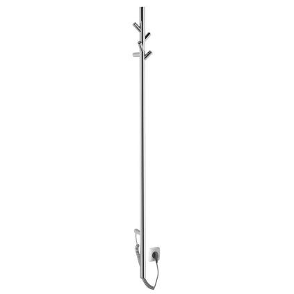 Sapho PASADOR, elektrický sušiak uterákov, guľatý, 150x1500 mm, 30 W, leštená nerez, ER175V