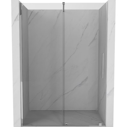 Mexen Velar, posuvné dvere do otvoru 130x200 cm, 8mm číre sklo, chrómový profil, 871-130-000-01-01