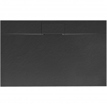 Rea Bazalt Long, SMC obdĺžniková sprchová vanička 100x80 cm, čierna, REA-K3323