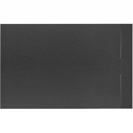 Rea Bazalt, SMC obdĺžniková sprchová vanička 120x90 cm, čierna, REA-K3306
