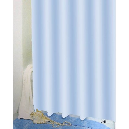 Erga Peva, sprchový záves 180x200cm, polyester, modrá, ERG-03510