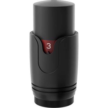 Mexen, termostatická hlavica M30x1,5mm, čierna matná, W900-000-70