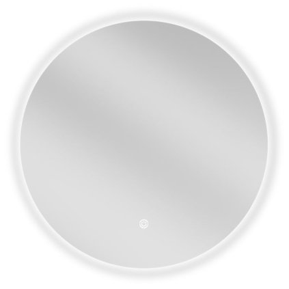 Mexen Erg, okrúhle LED podsvietené kúpeľňové zrkadlo 50 cm, 6000K, vykurovacia podložka proti zahmlievaniu, 9823-050-050-611-00