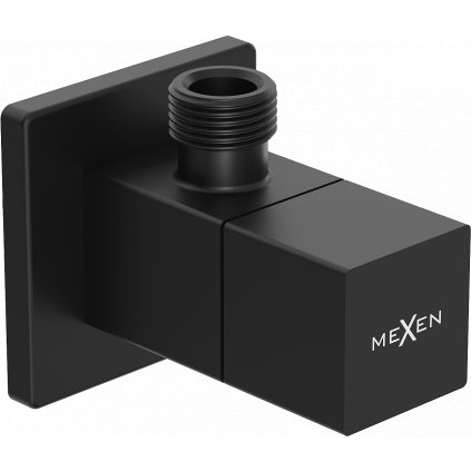 Mexen S, rohový ventil pre batériu 1/2"x3/8", čierna matná, 79971-70