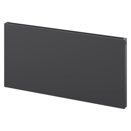 Mexen, Mexen Flat CF11 panelový radiátor 500 x 400 mm, bočné pripojenie, 273 W, antracitový - W411F-050-040-66