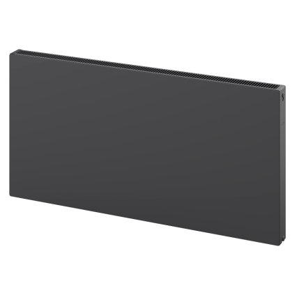 Mexen, Mexen Flat CF21 panelový radiátor 500 x 400 mm, bočné pripojenie, 403 W, antracit - W421F-050-040-66