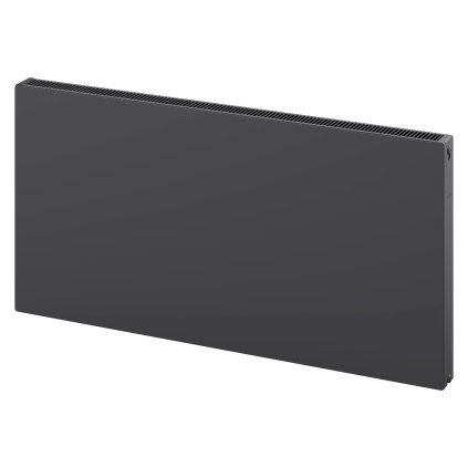 Mexen, Mexen Flat CF21 panelový radiátor 900 x 700 mm, bočné pripojenie, 1113 W, antracit - W421F-090-070-66