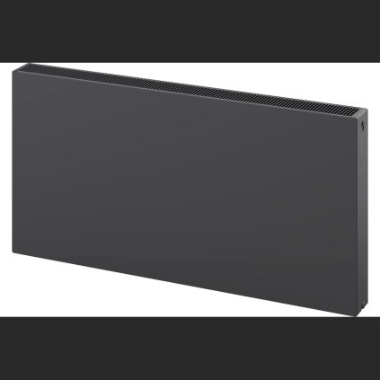 Mexen, Mexen Flat CF22 panelový radiátor 400 x 1200 mm, bočné pripojenie, 1366 W, antracit - W422F-040-120-66
