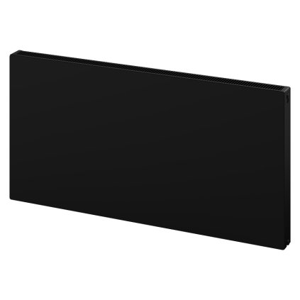 Mexen, Mexen Flat CF21 panelový radiátor 600 x 1000 mm, bočné pripojenie, 1210 W, čierny - W421F-060-100-70