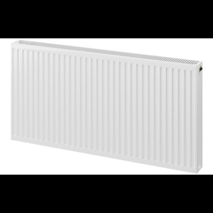 Mexen CC22, panelový radiátor 300 x 2800 mm, spodné stredové pripojenie, 2613 W, biela, W6C22-030-280-00