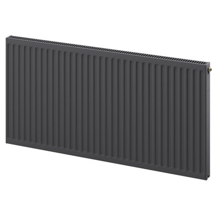 Mexen CC11, panelový radiátor 900 x 800 mm, spodné stredové pripojenie, 1019 W, antracitová, W6C11-090-080-66