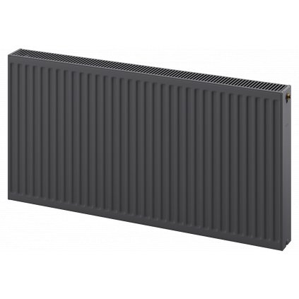 Mexen CC22, panelový radiátor 500 x 500 mm, spodné stredové pripojenie, 712 W, antracitová, W6C22-050-050-66