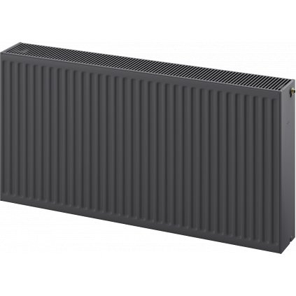Mexen CC33, panelový radiátor 300 x 800 mm, spodné stredové pripojenie, 1067 W, antracitová, W6C33-030-080-66