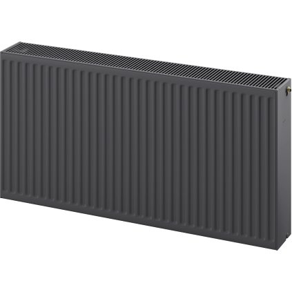 Mexen CC33, panelový radiátor 600 x 800 mm, spodné stredové pripojenie, 1868 W, antracitová, W6C33-060-080-66