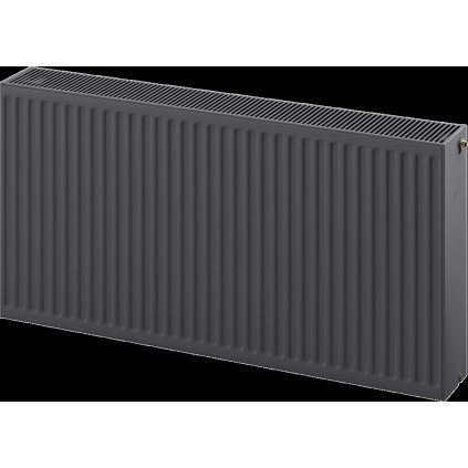 Mexen CC33, panelový radiátor 600 x 1100 mm, spodné stredové pripojenie, 2568 W, antracitová, W6C33-060-110-66
