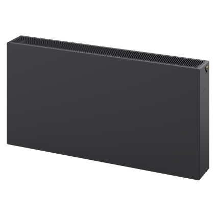 Mexen Flat CCF33, panelový radiátor 900 x 400 mm, spodné stredové pripojenie, 1200 W, antracitová, W6C33F-090-040-66