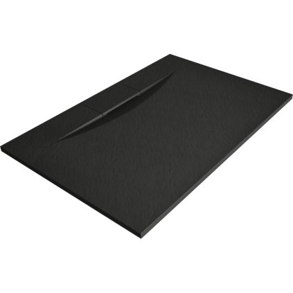 Mexen Egon, SMC obdĺžniková sprchová vanička 100 x 90 cm, čierna, 4R709010