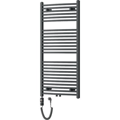 Mexen Ares, elektrické vykurovacie teleso 1200x600 mm + vykurovacia tyč 600 W, antracitová, W102-1200-600-2600-66