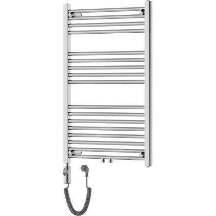 Mexen Mars, elektrické vykurovacie teleso 900x600 mm + vykurovacia tyč 300 W, chrómová, W110-0900-600-2300-01