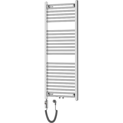 Mexen Mars, elektrické vykurovacie teleso 1200x500 mm + vykurovacia tyč 600 W, chrómová, W110-1200-500-2600-01