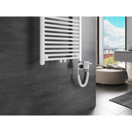 Mexen Mars, elektrické vykurovacie teleso 1500 x 600 mm, 900 W, biela, W110-1500-600-6900-20