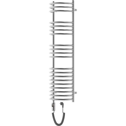 Mexen Eros, elektrické vykurovacie teleso 1200x300 mm + vykurovacia tyč 300 W, chrómová, W112-1200-318-2300-01