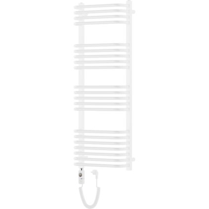 Mexen Apollo, elektrické vykurovacie teleso 1210x450 mm + vykurovacia tyč 600 W, biela, W117-1210-450-2600-20