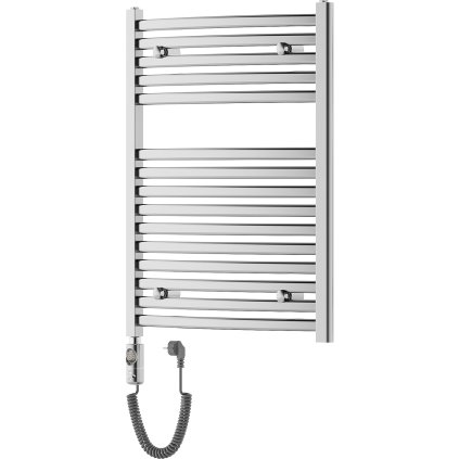 Mexen Helios, elektrické vykurovacie teleso 800x600 mm + vykurovacia tyč 600 W, chrómová, W103-0800-600-2600-01