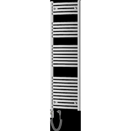 Mexen Helios, elektrické vykurovacie teleso 1500x500 mm + vykurovacia tyč 600 W, chrómová, W103-1500-500-2600-01