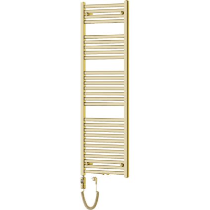Mexen Hades, elektrické vykurovacie teleso 1500 x 500 mm, 600 W, zlatá lesklá, W104-1500-500-2600-50