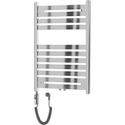 Mexen Uran, elektrické vykurovacie teleso 800x600 mm + vykurovacia tyč 300 W, chrómová, W105-0800-600-2300-01