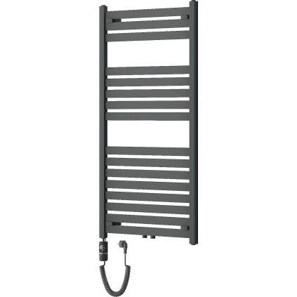 Mexen Uran, elektrické vykurovacie teleso 1200x600 mm + vykurovacia tyč 600 W, antracitová, W105-1200-600-2600-66