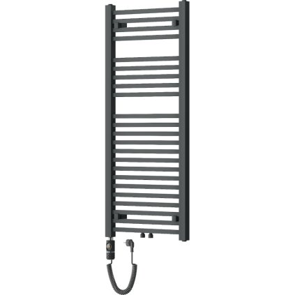 Mexen Pluton, elektrické vykurovacie teleso 1200x500 mm + vykurovacia tyč 600 W, antracitová, W106-1200-500-2600-66