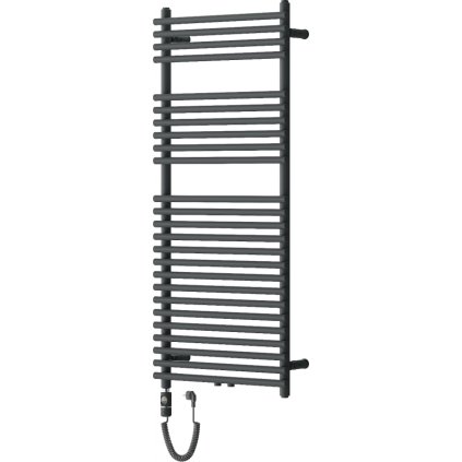 Mexen Sol, elektrické vykurovacie teleso 1200x500 mm + vykurovacia tyč 600 W, antracitová, W125-1200-500-2600-66
