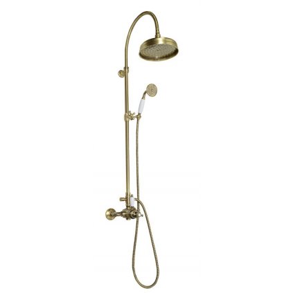 Sapho, ANTEA sprchový stĺp s termostatickou batériou, bronz, SET046