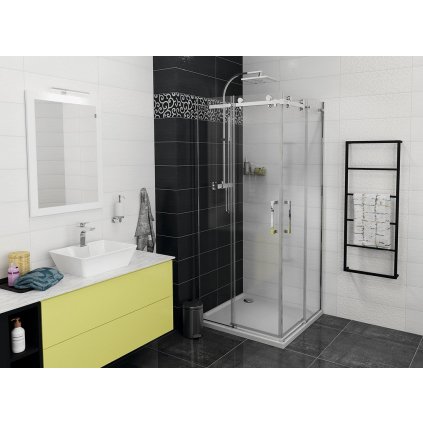 Gelco, DRAGON štvorcová sprchová zástena 1100x1100mm L/P varianta,rohový vstup, GD4211GD4211