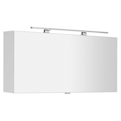 Sapho, CLOE galérka s LED osvetlením, 120x50x18cm, biela, CE120-0030