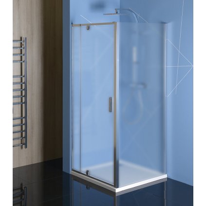 Polysan, Easy Line obdĺžniková/štvorcová sprchová zástena pivot dvere 900-1000x900mm L/P,brick sklo, EL1738EL3338