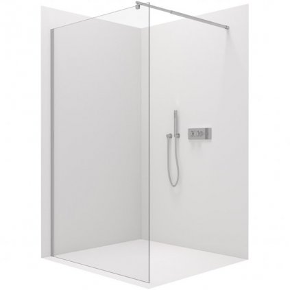 Cerano Onyx, sprchová zástena Walk-in 80x200 cm,8 mm číre sklo, chrómový profil, CER-CER-DY101-80-200