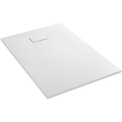 Cerano Gusto, obdĺžniková sprchová vanička 120x70x3 cm z minerálneho kompozitu, biela, CER-CER-414611